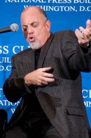 Billy Joel at the National Press Club weekly luncheon for speakers.